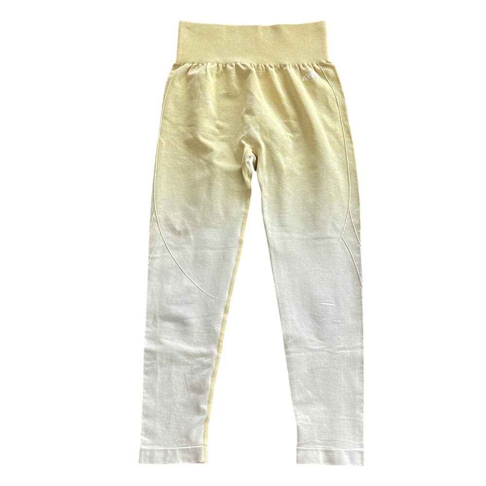 AYBL Womens Ombre Yellow‎ Leggings Small